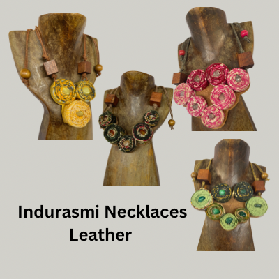 INDURASMI NECKLACE LEATHER