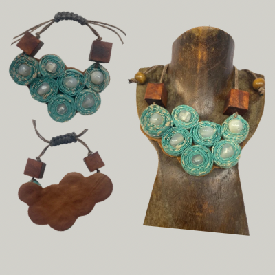 INDURASMI NECKLACE LEATHER