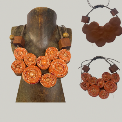 INDURASMI NECKLACE LEATHER