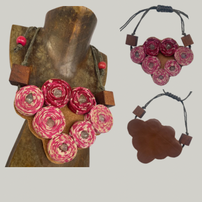 INDURASMI NECKLACE LEATHER