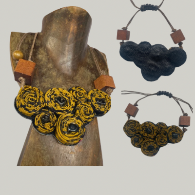 INDURASMI NECKLACE LEATHER