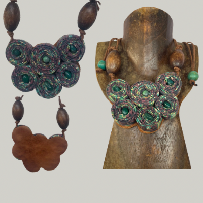 INDURASMI NECKLACE LEATHER