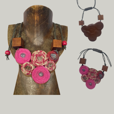 INDURASMI NECKLACE LEATHER